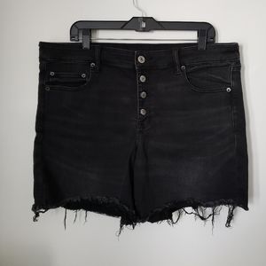 American Eagle black denim Jean shorts